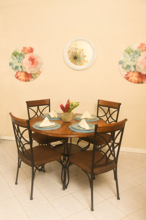 Two Bedroom Suite dinning room