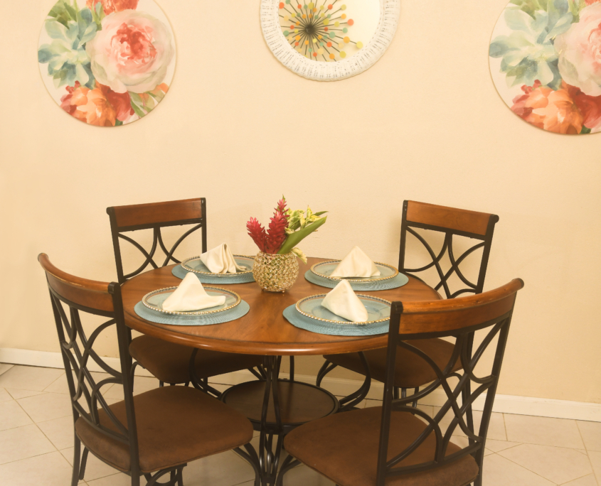 Two Bedroom Suite dinning room