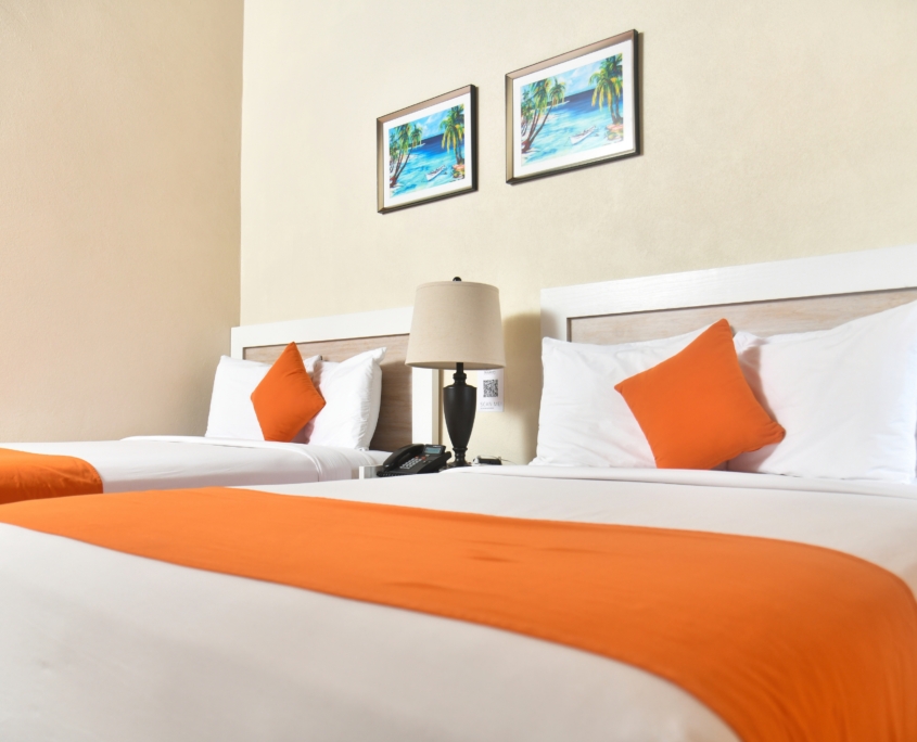 Double Double room beds
