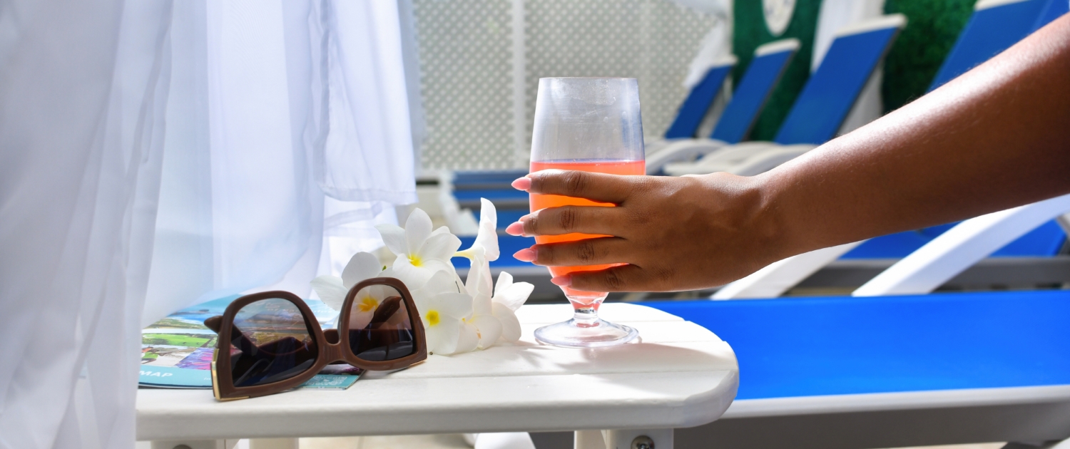 Cocktail by the pool